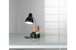 HOME Organiser USB Desk Lamp - Black
